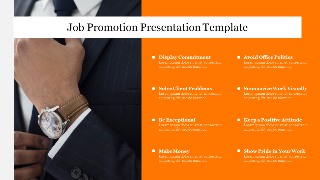 offer presentation job